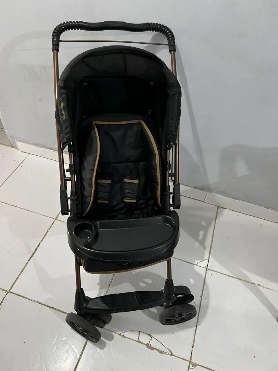 Carrinho de bebê Galzerano e bebê conforto Cusco - Foto 4