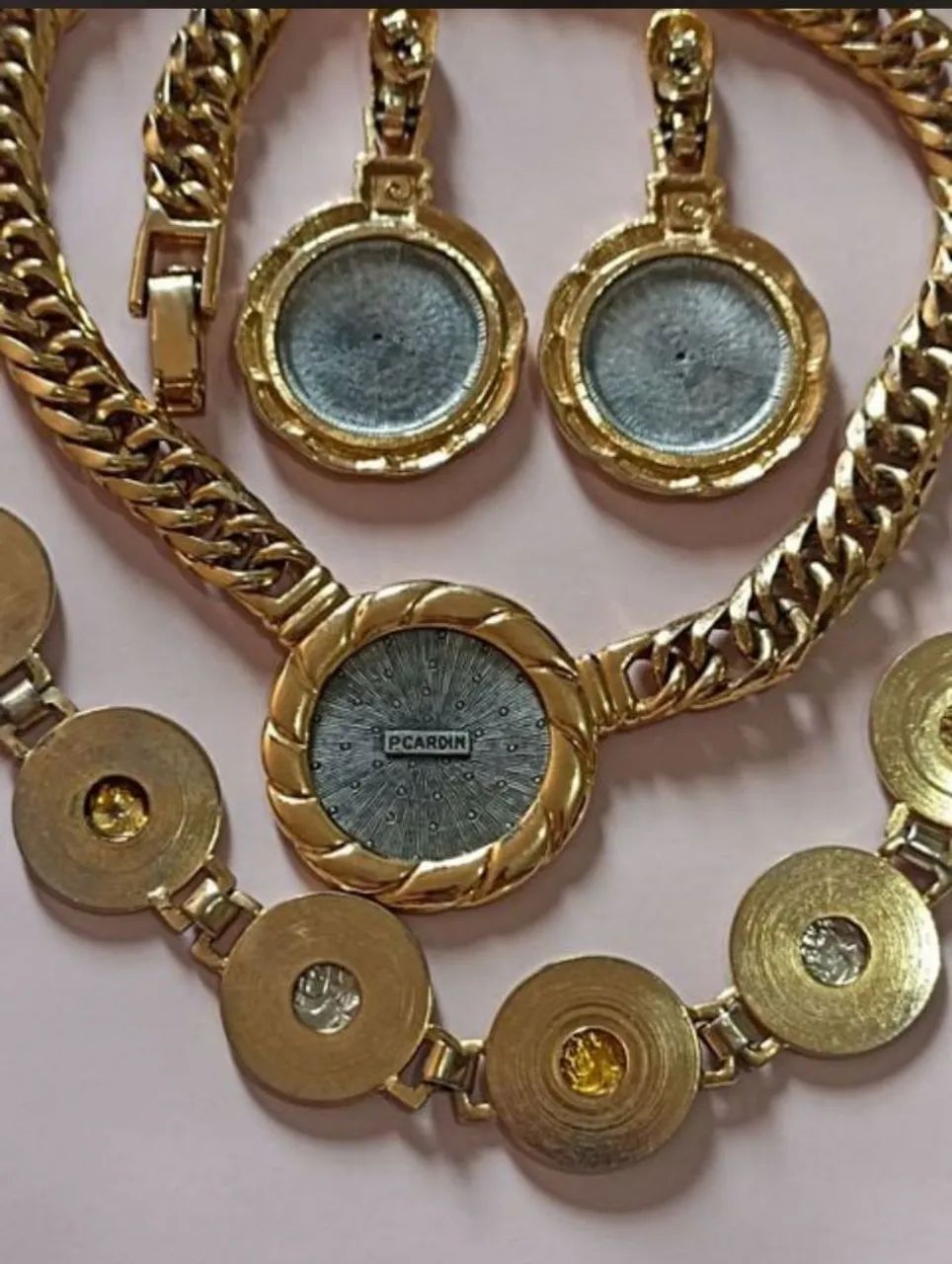 Conjunto Pierre Cardin camafeu jóias  - Foto 4