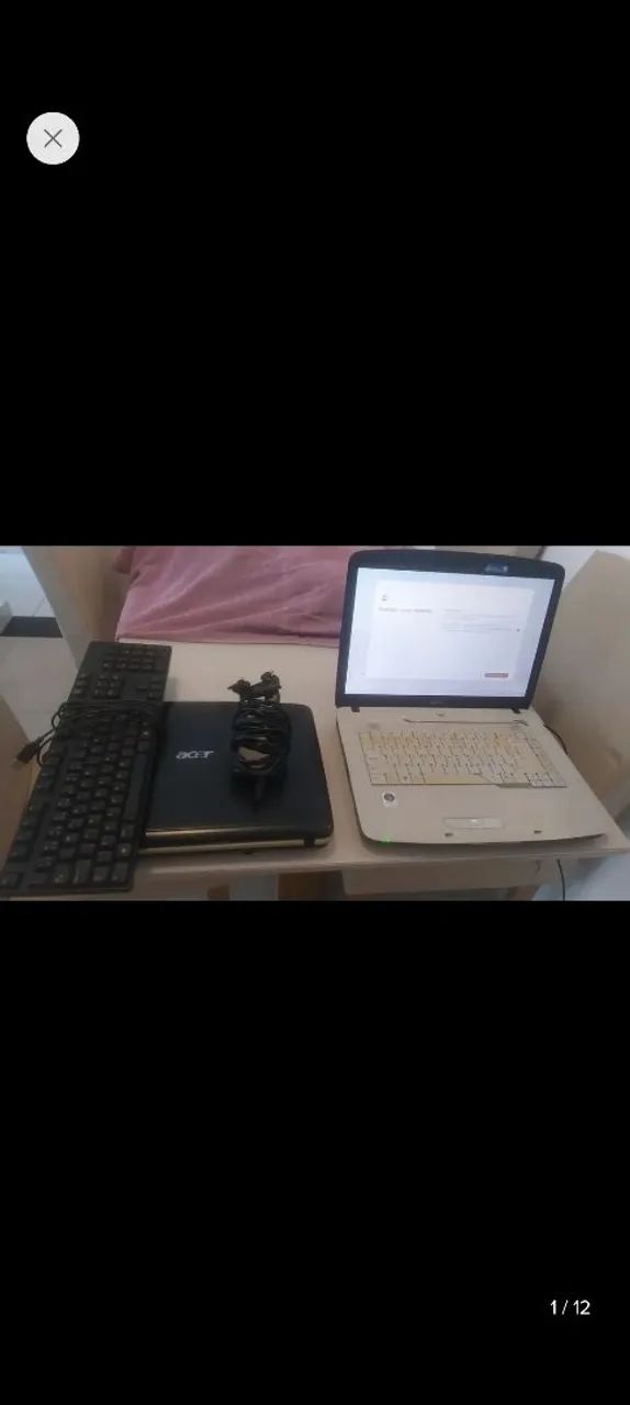 2 notebooks acer aspire, um funciona, outro não.  - Foto 3