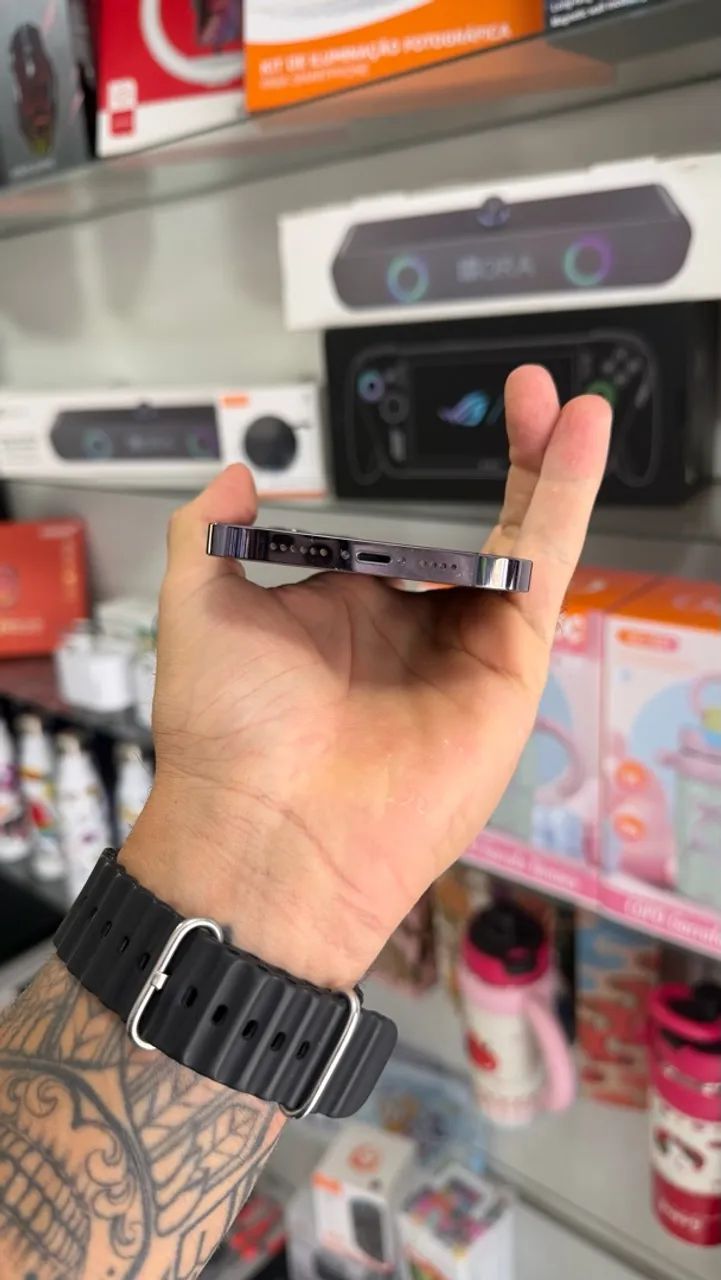 Iphone 14 pro max 512gb - ( semi novo ) - Foto 4
