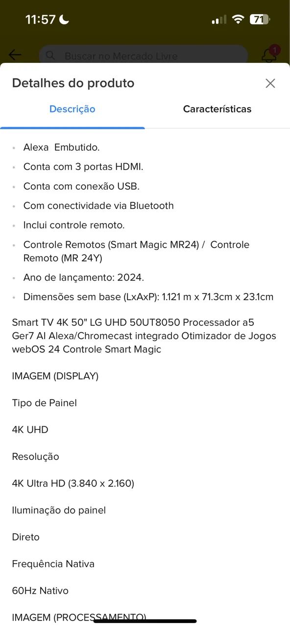 TELEVISÃO SMART TV 4K - Foto 3