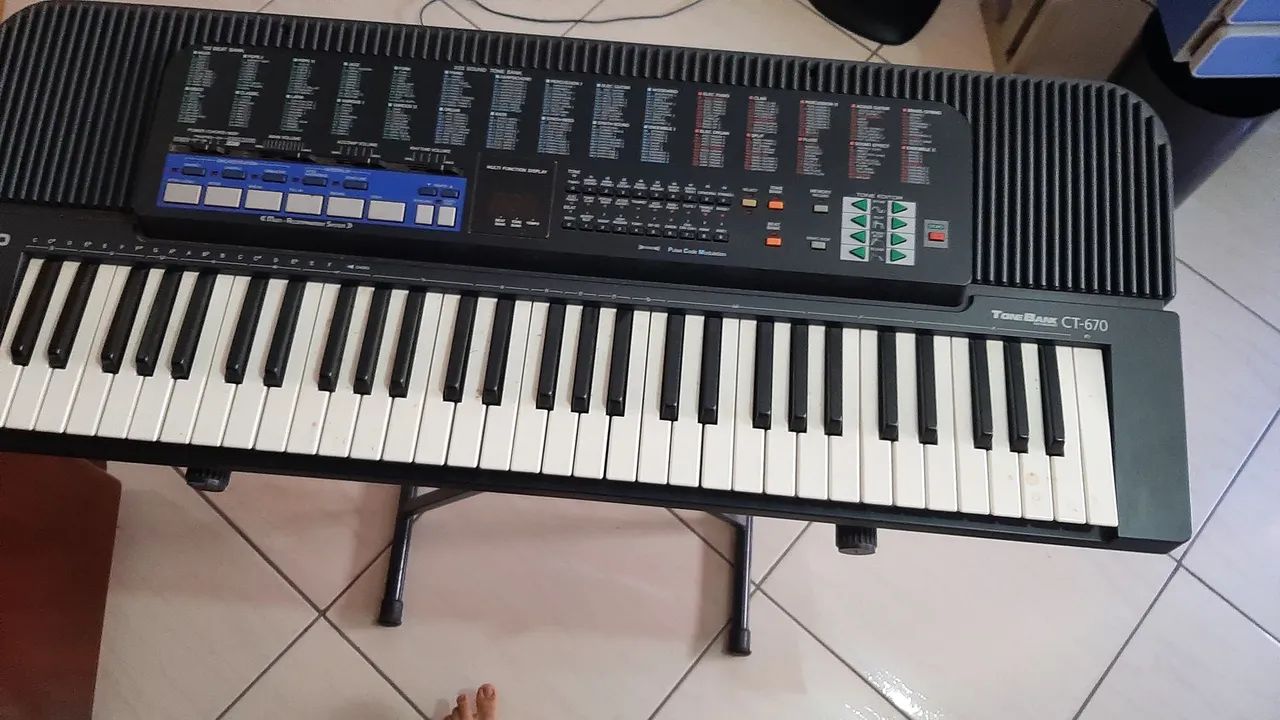 Kit teclado Casio CKT 670+suporte - Foto 3