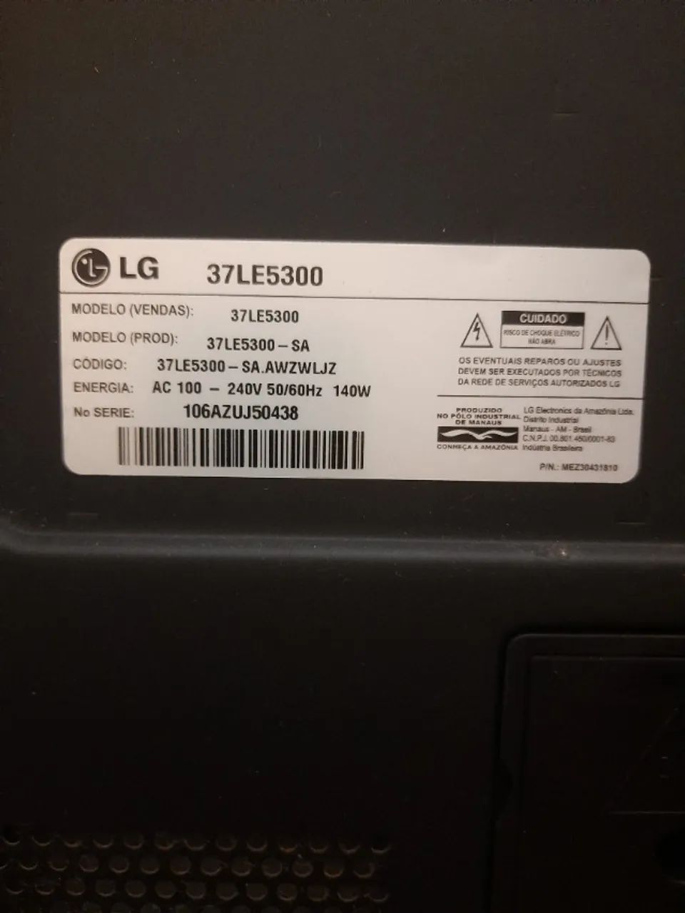 TV LG 37LE5300 - Foto 3