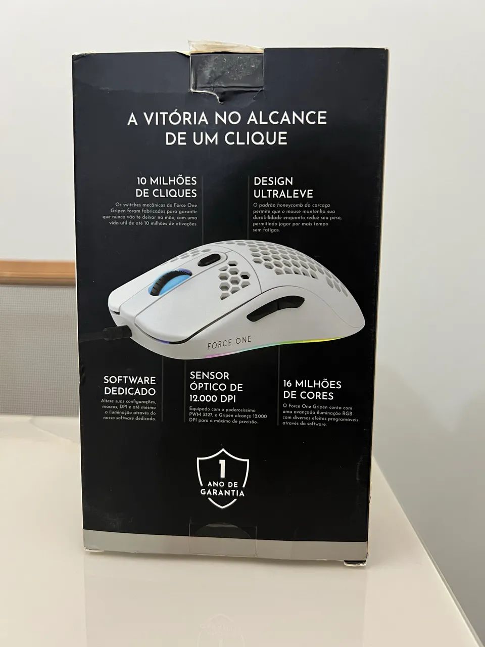 Mouse Gamer Force One Gripen RGB