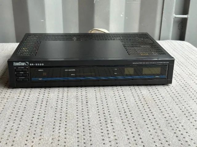 Receptor satélite analógio vintage Echostar SR-5500