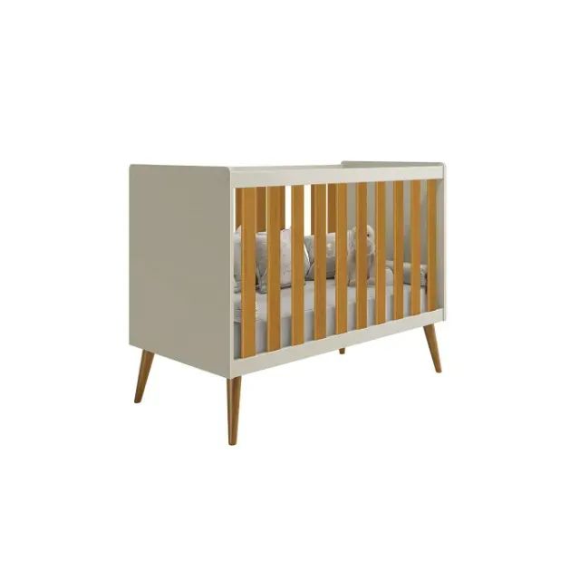 Kit Quarto Infantil Reller Isis (Berço 2 em 1 + Guarda-Roupa) - Foto 2