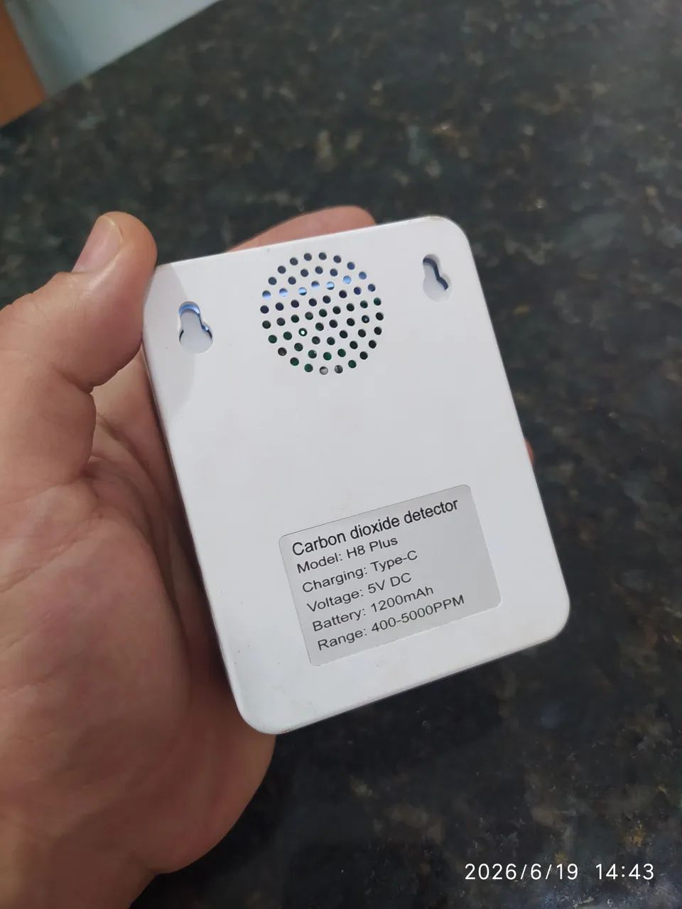 Medidor de temperatura, umidade e CO2   - Foto 2