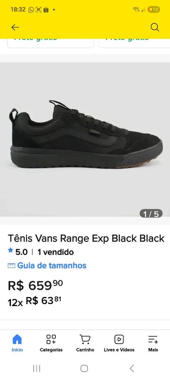 Tennis Vans Range Black Black - Foto 3