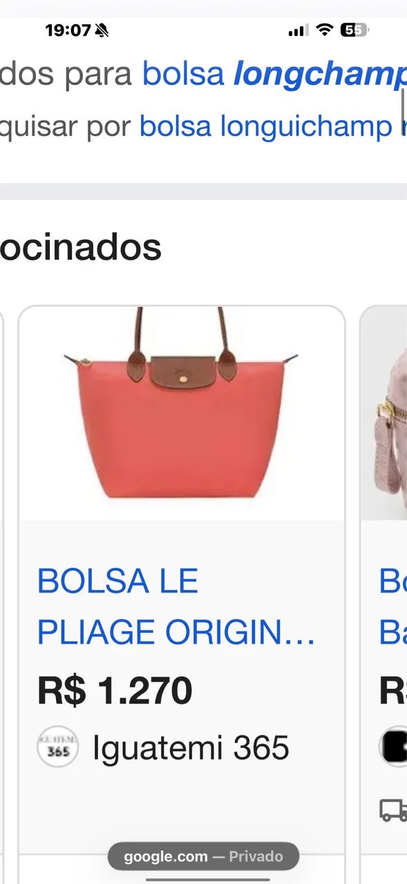 Bolsa longuechamp original 