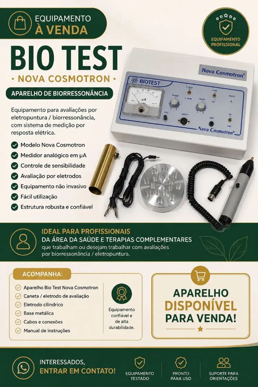 Aparelho de Biorressonância 