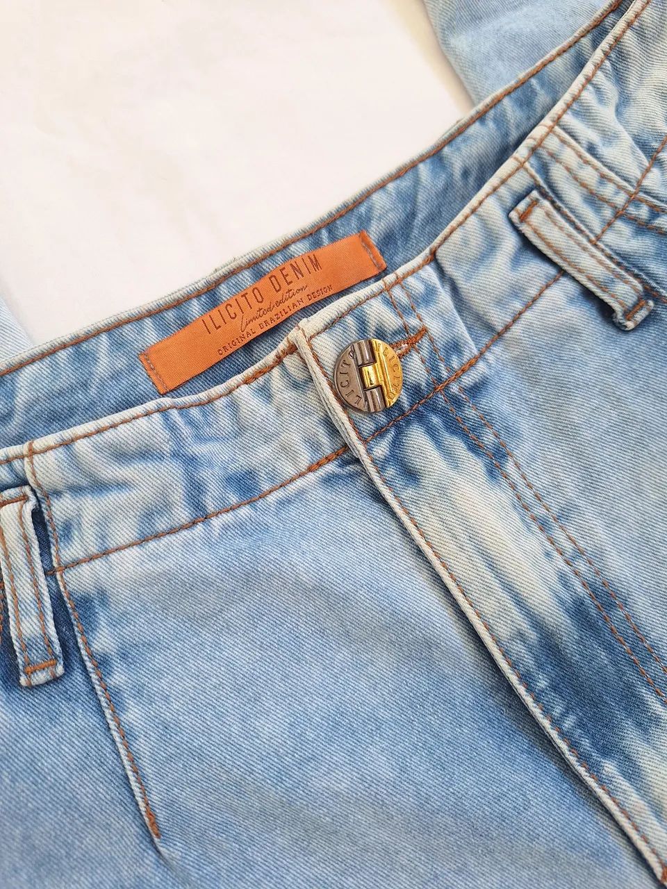 Calça jeans claro n° 42 FEMININA  - Foto 5