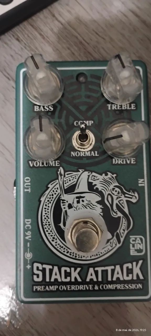 Pedal de guitarra compressor overdrive  - Foto 4