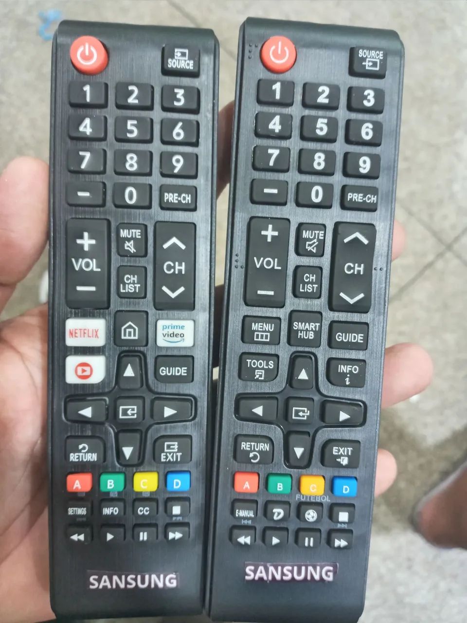 Controles de tv samsung