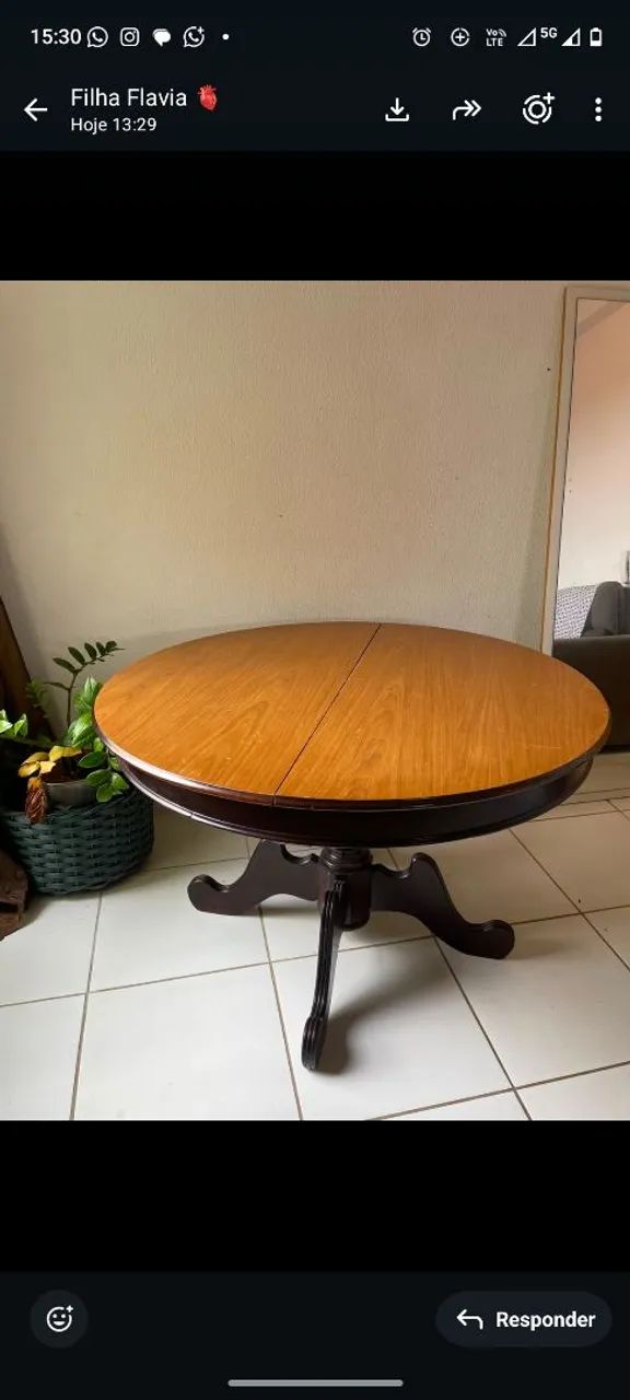 Mesa madeira  - Foto 2