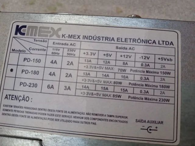 Fonte Kmex Mini Itx-  180 Wats - Foto 2