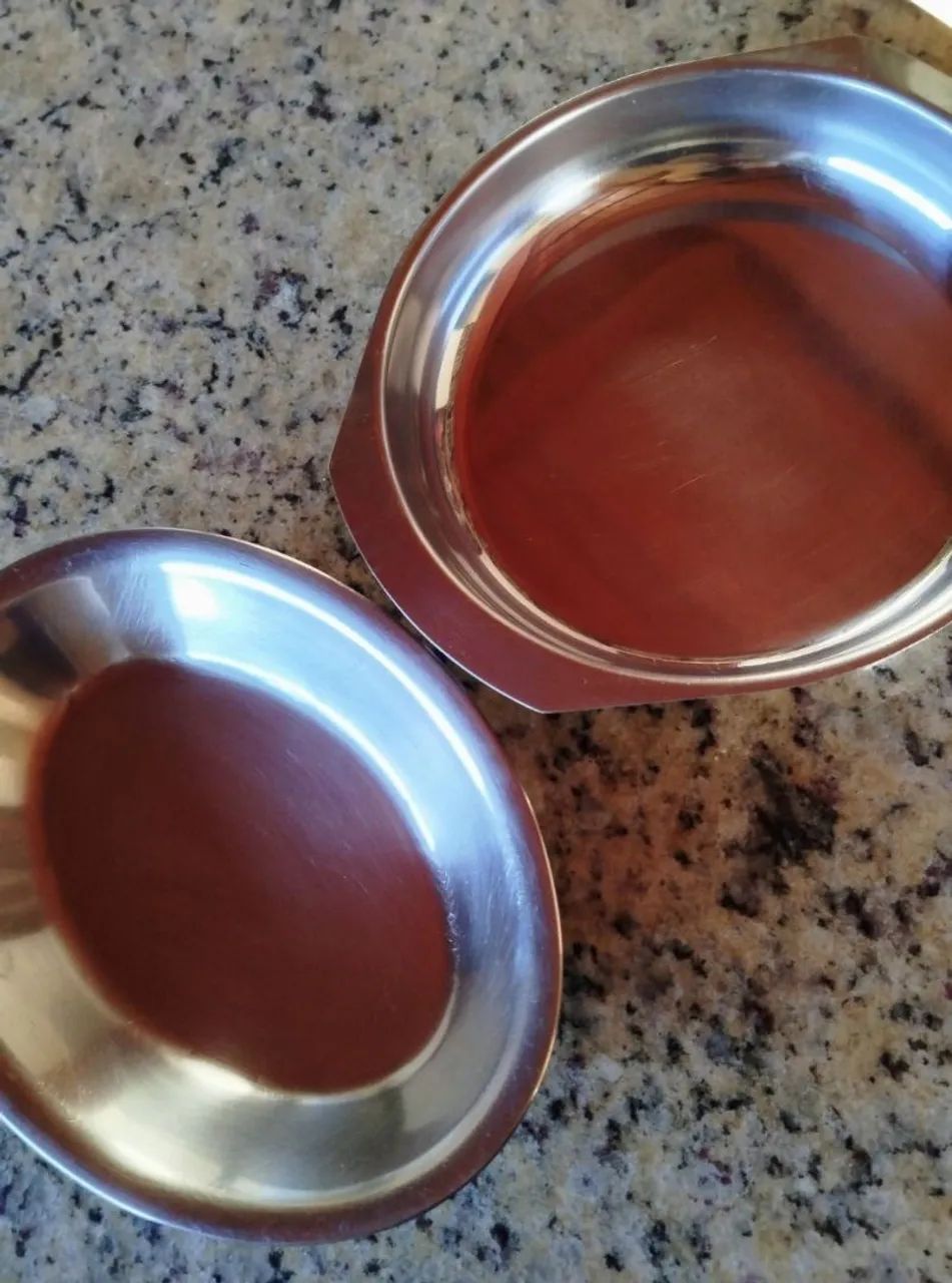 Duas travessas de aço inox  - Foto 2