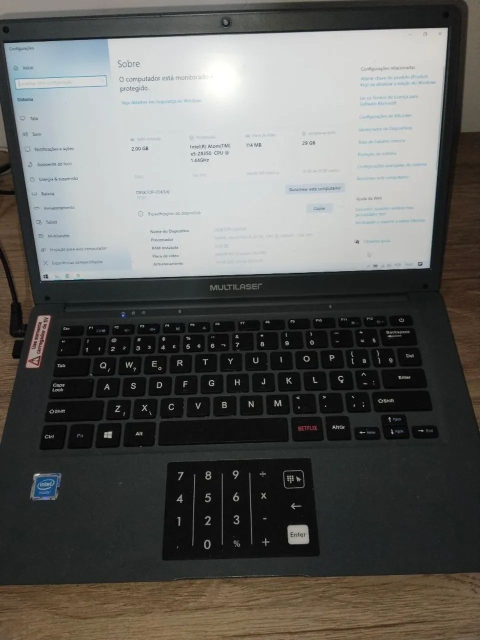 Notebook multilaser legacy cloud 