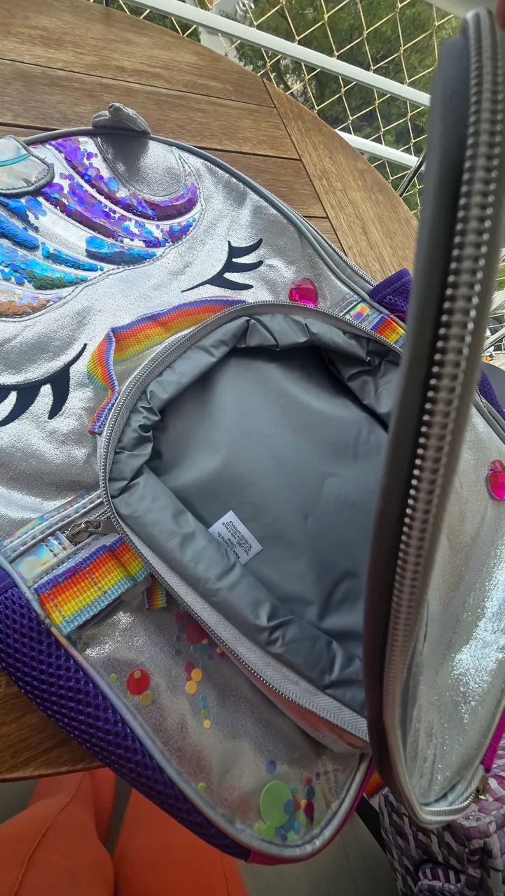 Mochila e Lancheira Unicórnio (NOVA IMPORTADA)) - Foto 2