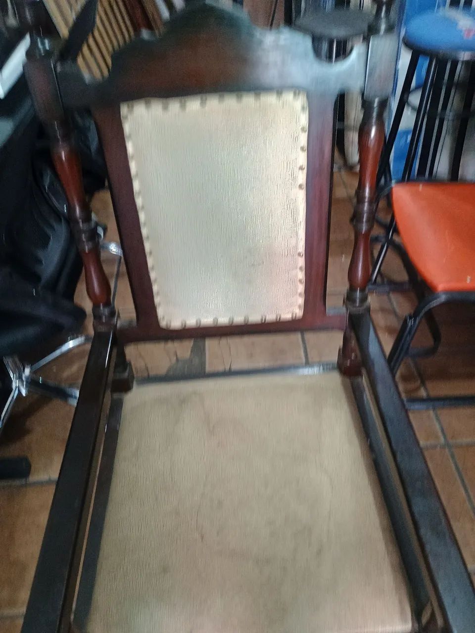 Cadeira estilo colonial antiga  - Foto 2