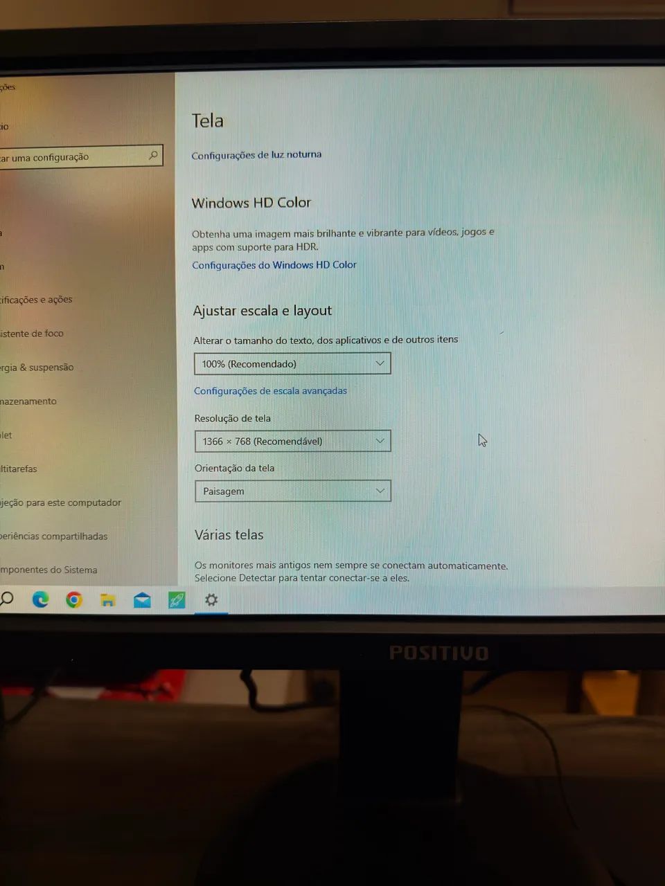 Monitor Positivo 19? HD 1366×768 | Base Ajustável | Widescreen - Foto 2