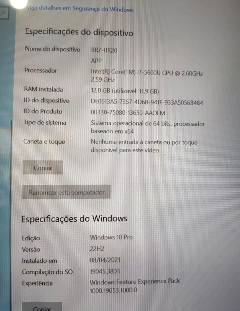 Notebook Lenovo ThinkPad intel core i7 12gb ram 5° geração  - Foto 3
