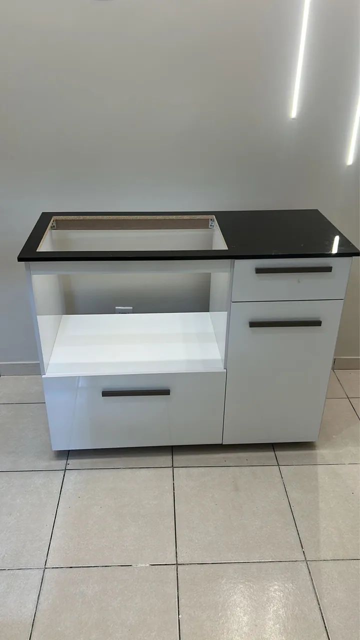 Balcão de cozinha com espaço para Cooktop 