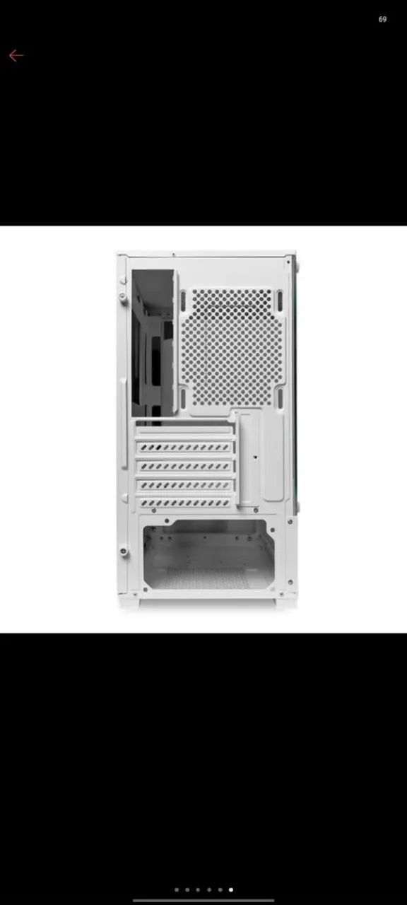 Gabinete Branco com lateral em vidro - Foto 5