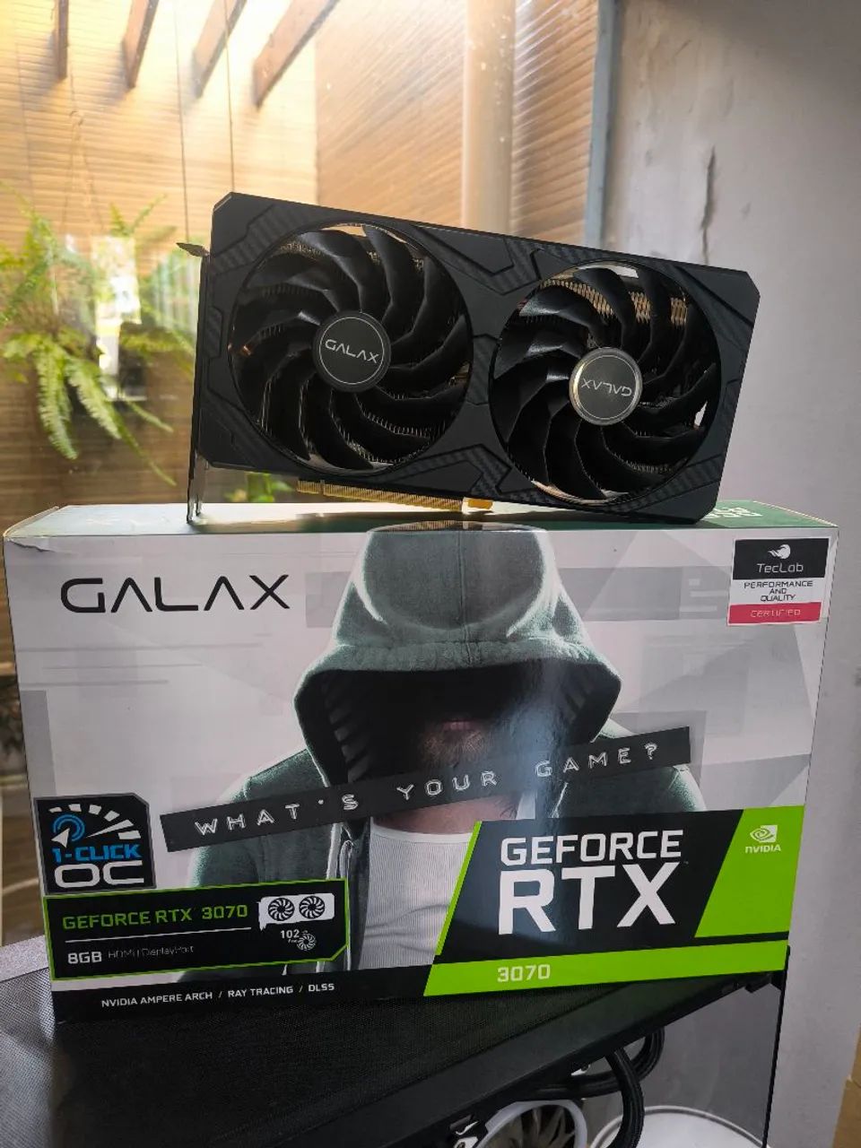 Placa de video RTX3070 Galax 8Gb