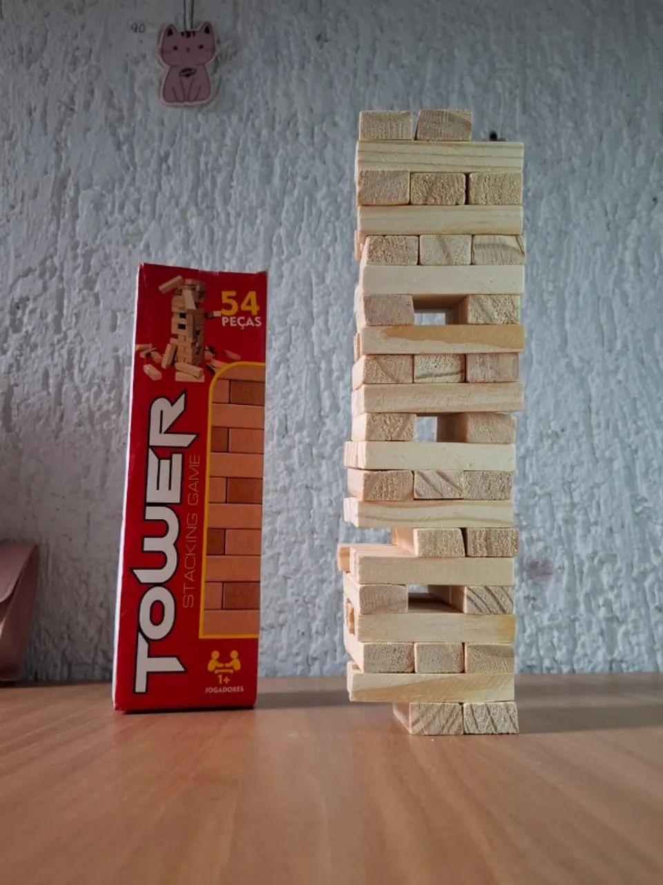 Jogo Tower Jenga de Madeira - Foto 5