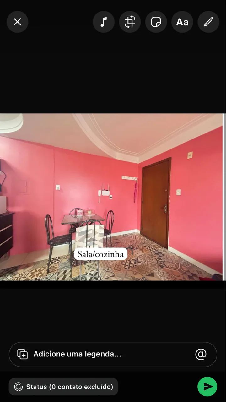 Alugo apartamento mobiliado