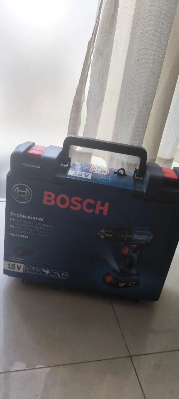 Furadeira Impacto Bosch GSB 185-LI 18V - Nova Lacrada!