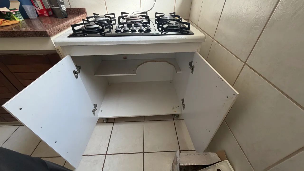 Fogão cooktop 5 bocas (com bancada) - Foto 2