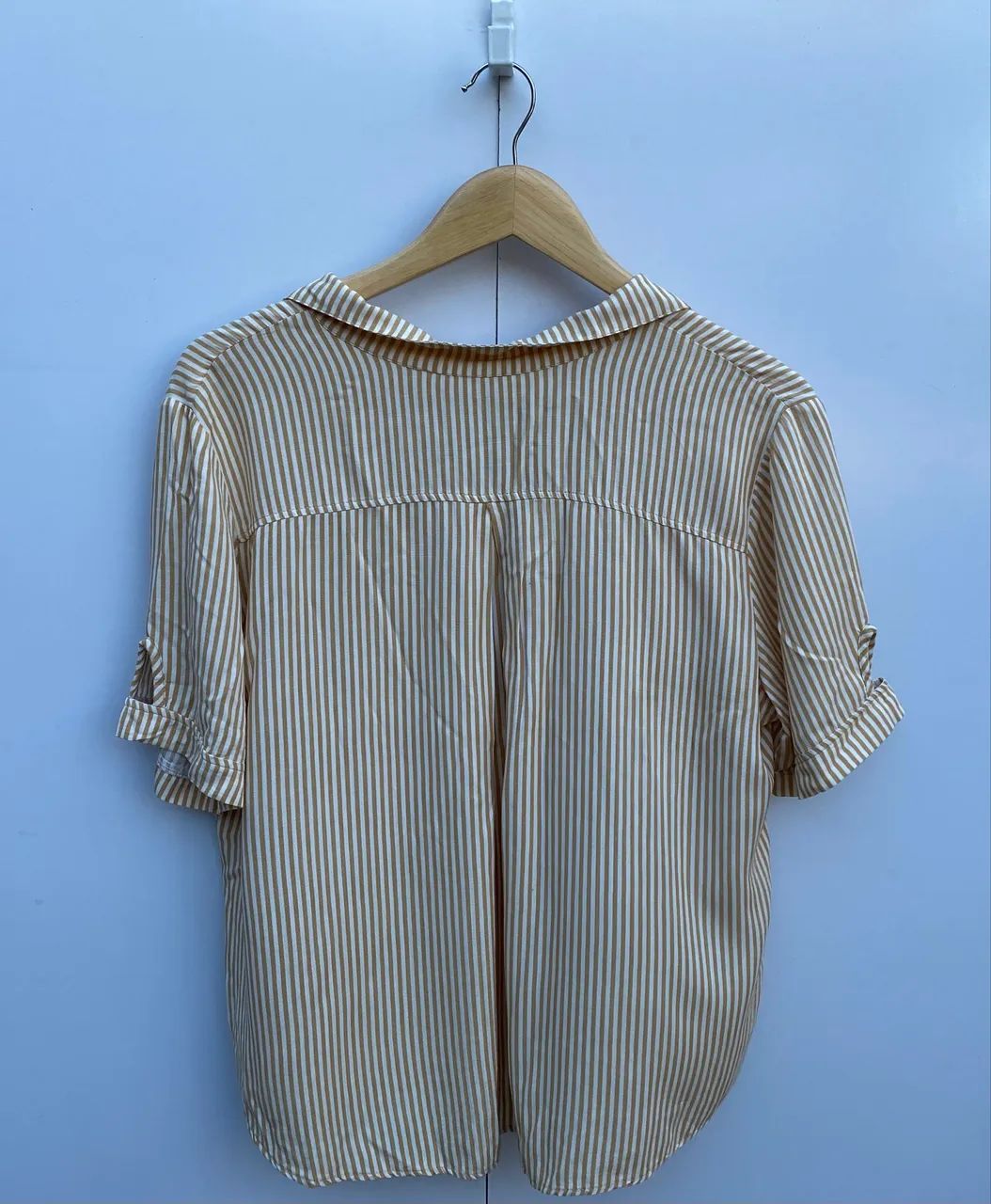 Camisa Listrada Manga Curta - M - Foto 2