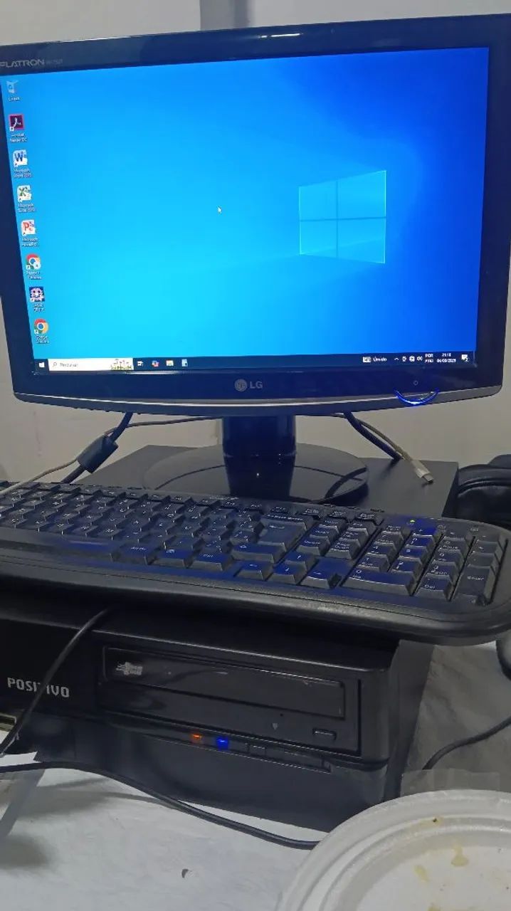 Computador core i3 com monitor hd17
