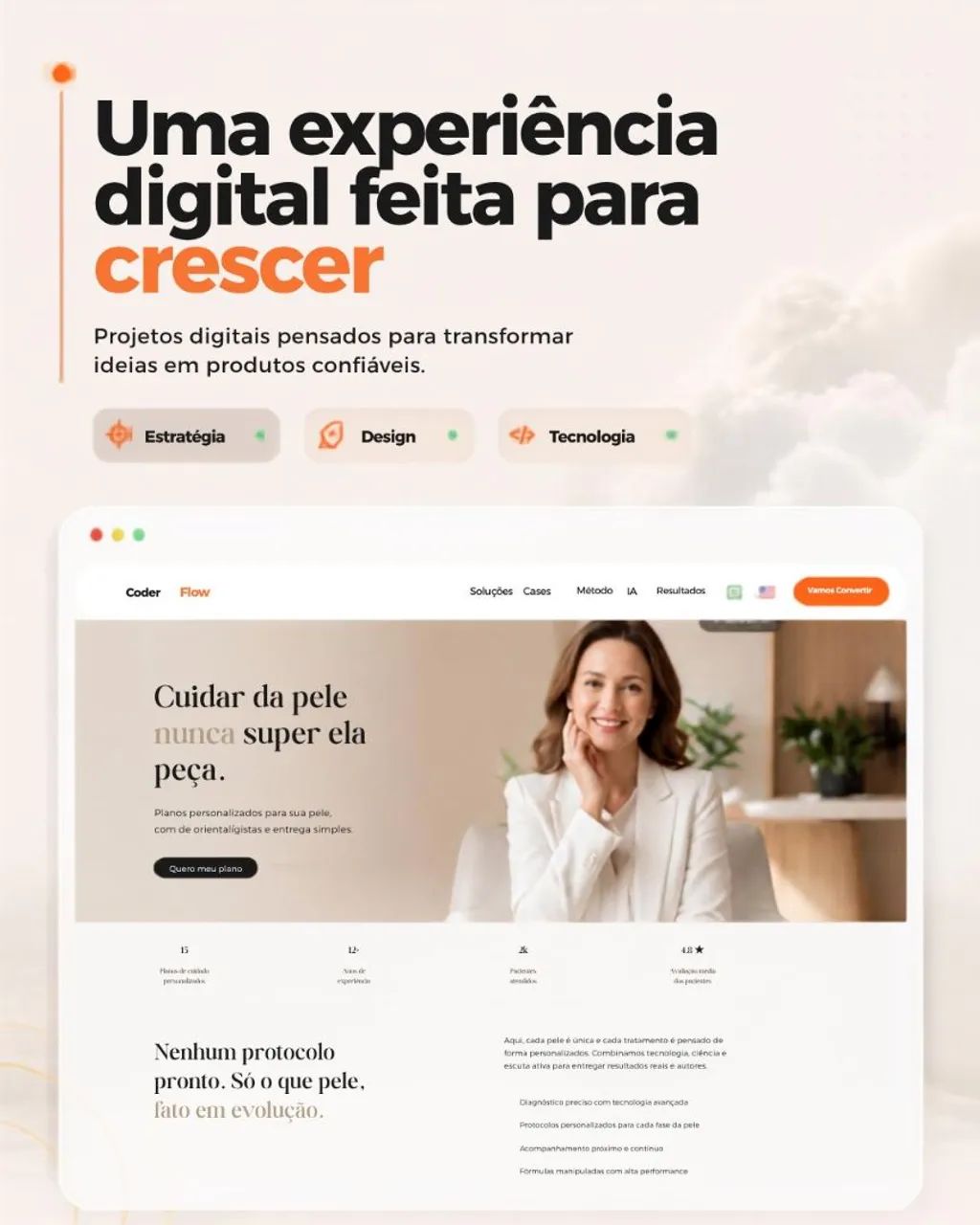 Criação de Site sob medida e Integrações com IA