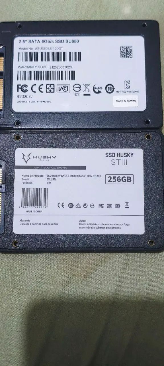 SSD DE 120 GB e SSD DE 256GB - Foto 2