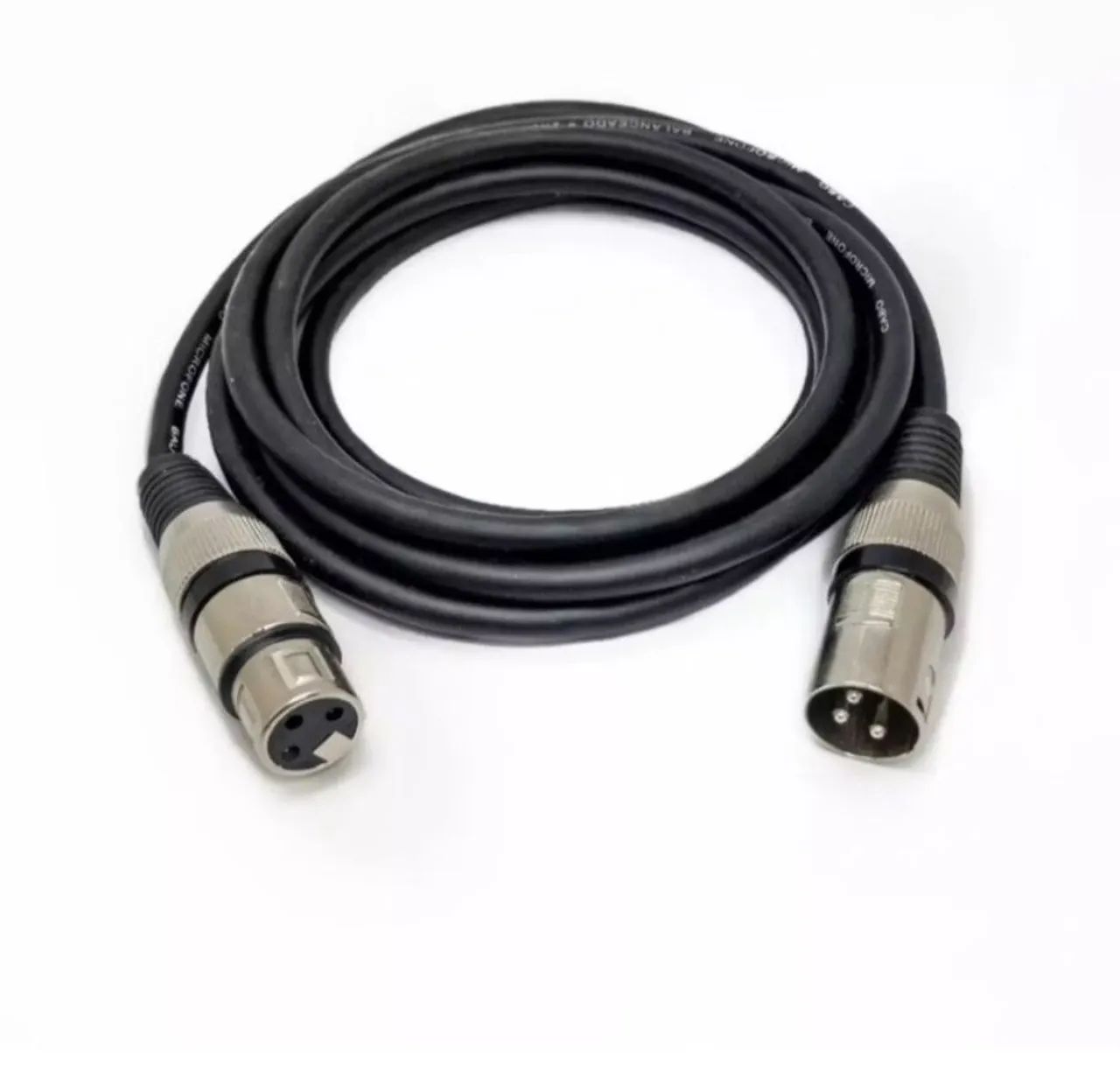Cabo de microfone XLR 5m  - Foto 3