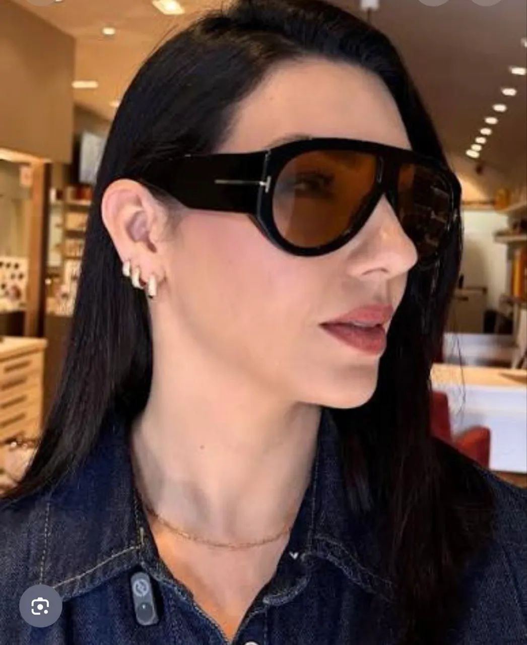 Óculos de sol tom Ford bronson original 