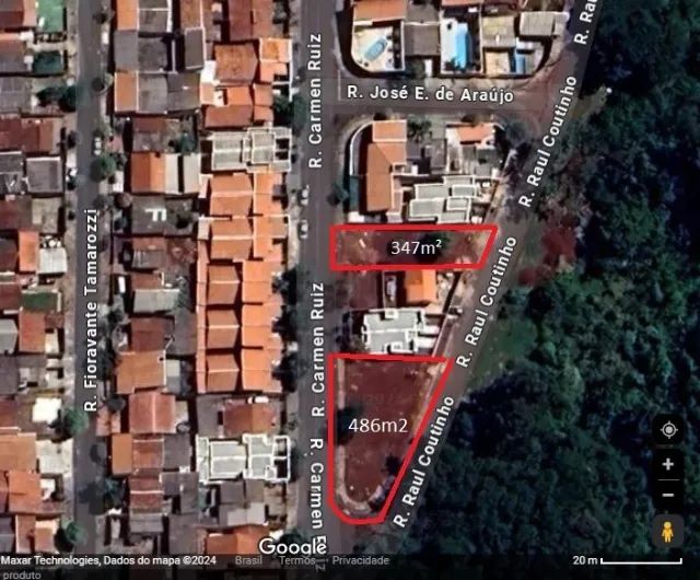 Terreno com 486 m2 em rua principal