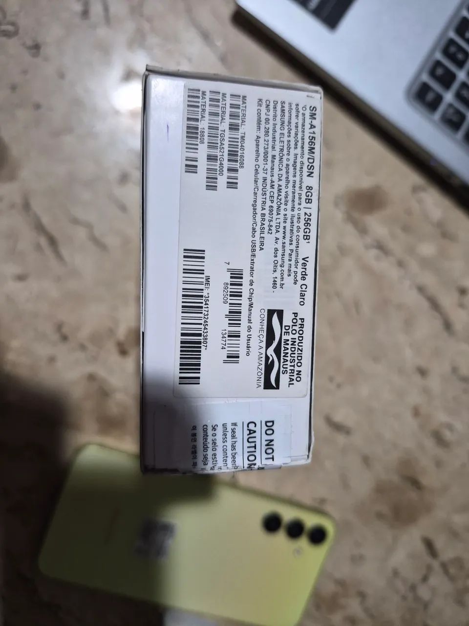 Aparelho celular sanung A15 256 GB