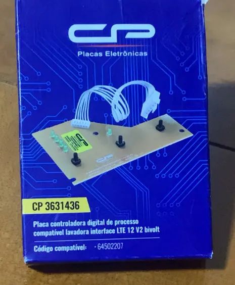 PLACA DE INTERFACE 64502207 LAVADORA LTE 12 ELETROLUX CP 3631436 BIVOLT - Foto 2