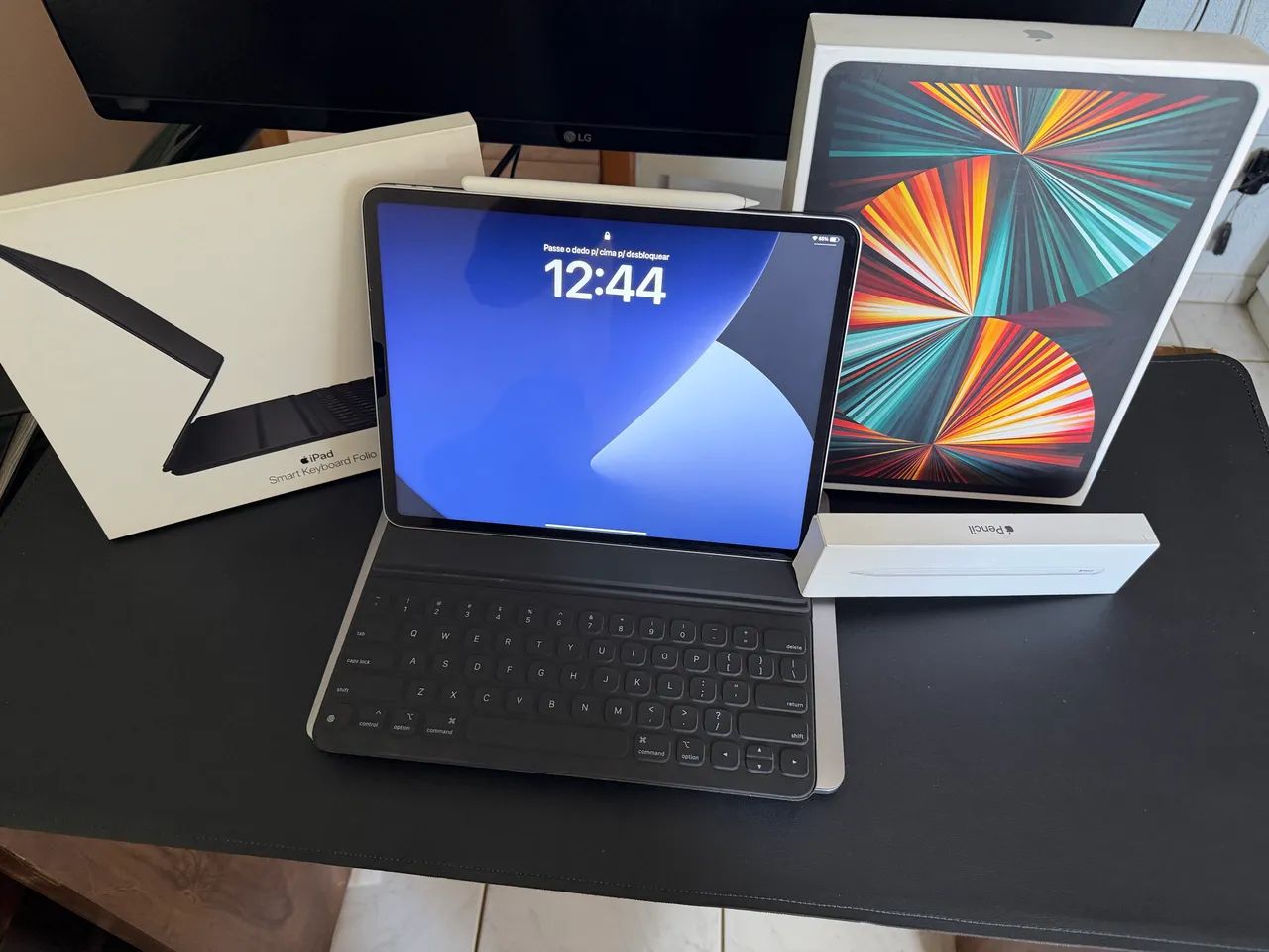 iPad Pro 12,9 M1 128GB + Apple Pencil 2 + Smart Keyboard Folio