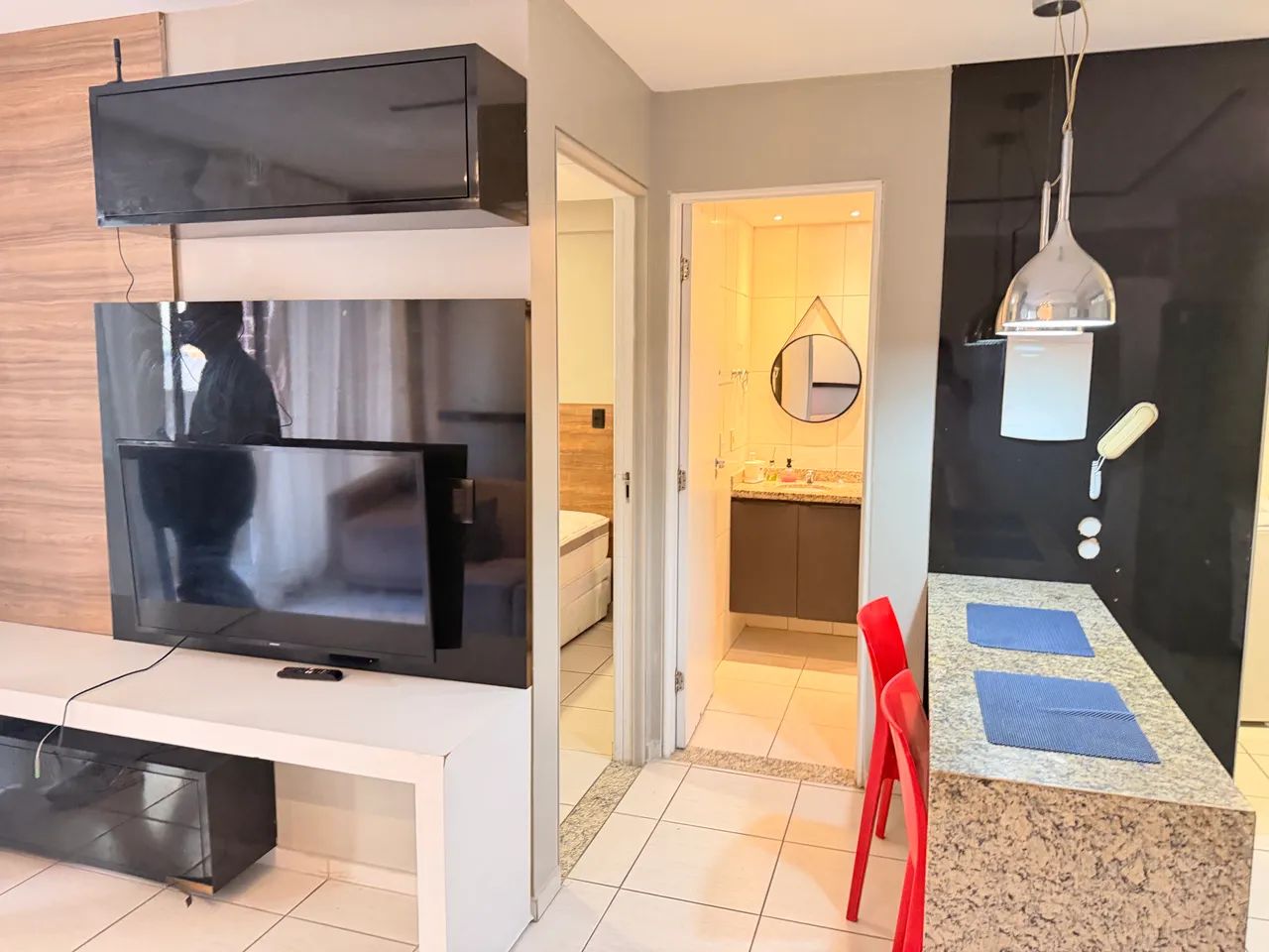 Alugo quarto e sala mobiliado perto da praia  - Foto 5