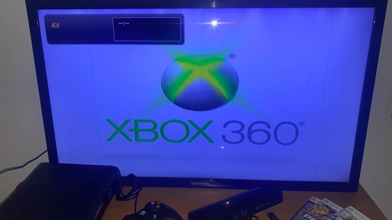 Xbox 360 Fat Slim Elite +Televisão 42 polegadas Samsung! - Foto 3