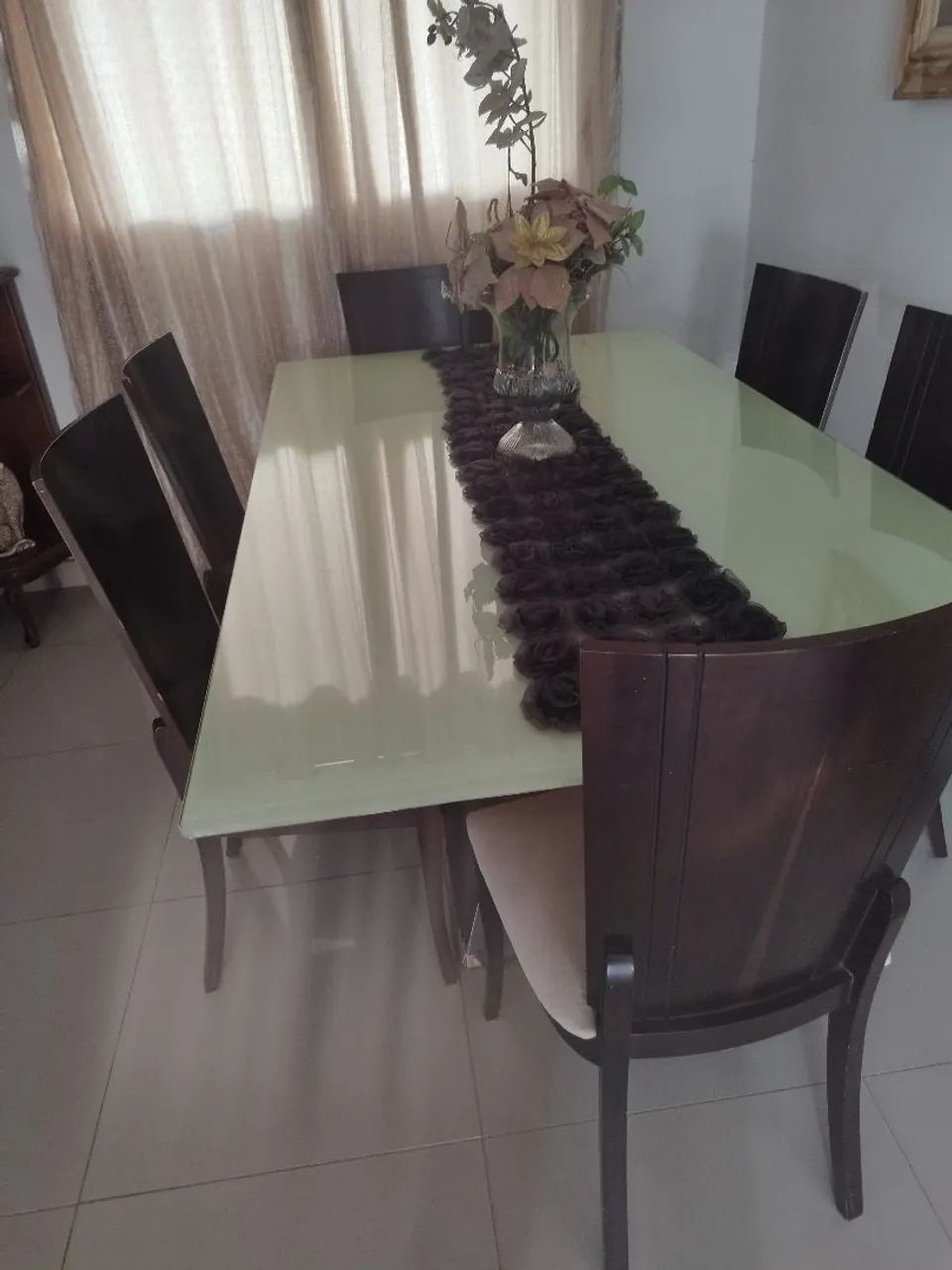 6 cadeiras em madeira para mesa de jantar - Foto 4