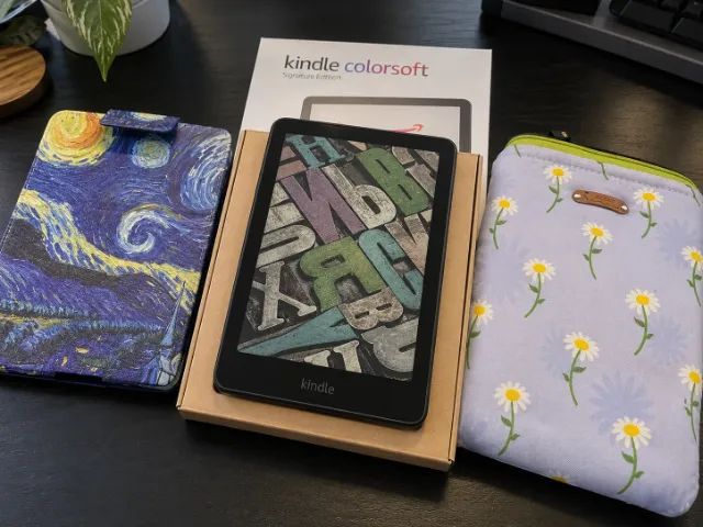 Kindle Colorsoft Signature Edition 32GB + Capa + Case + Caixa - Foto 3