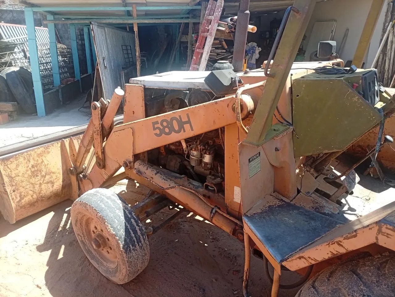 Retroescavadeira Case 580H - Foto 2