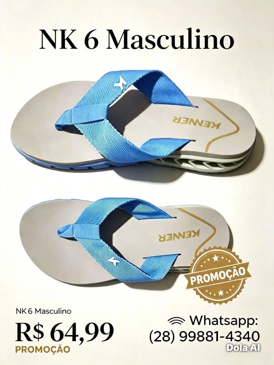 Kenner nk6 masculino  - Foto 3