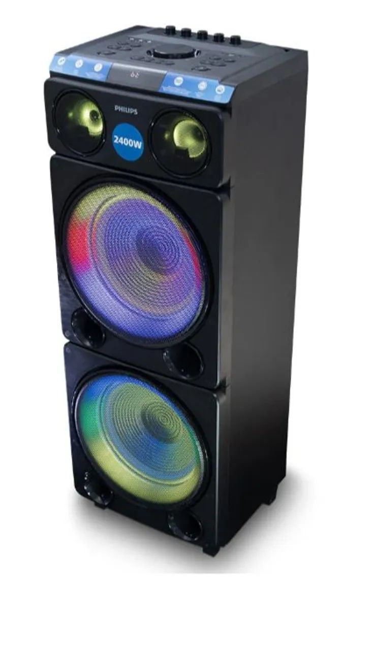 Vendo Torre de som Philips 2400W - Foto 2