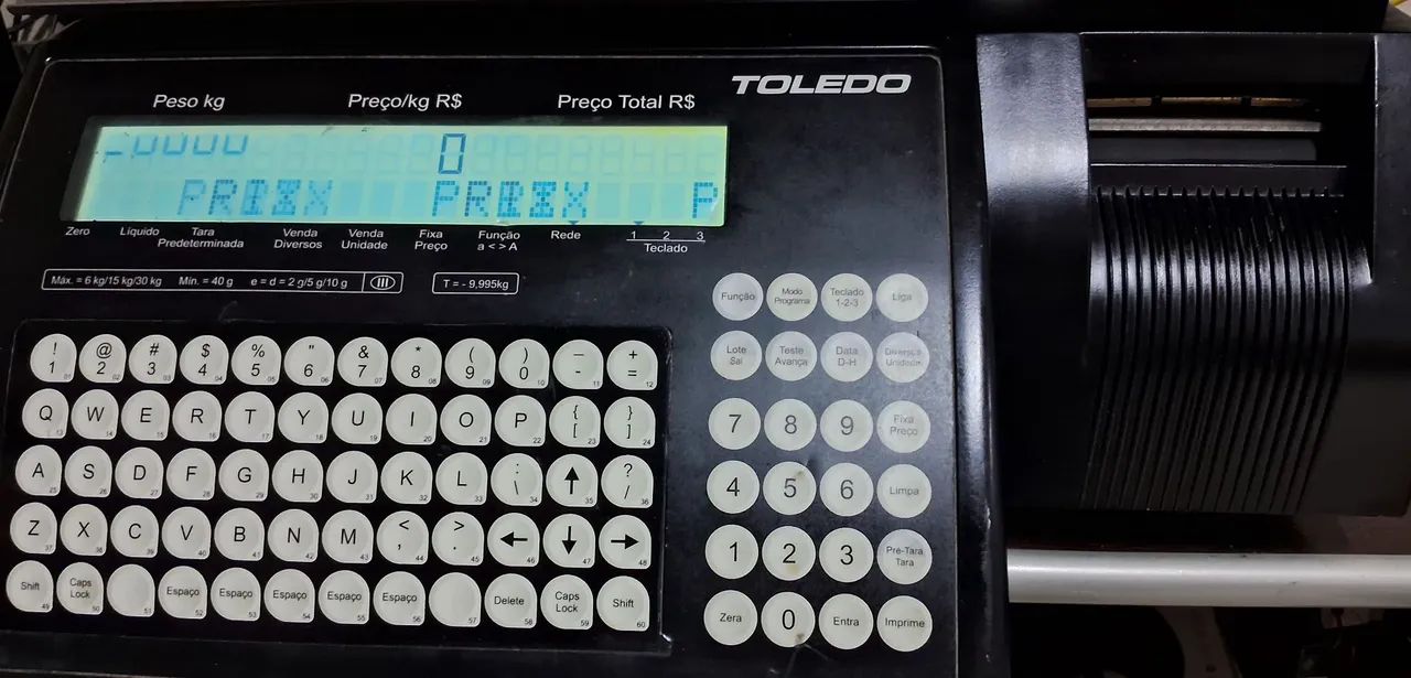 Balança prix4 due 30kg, usada em perfeito estado ,, com lacre original Toledo - Foto 2